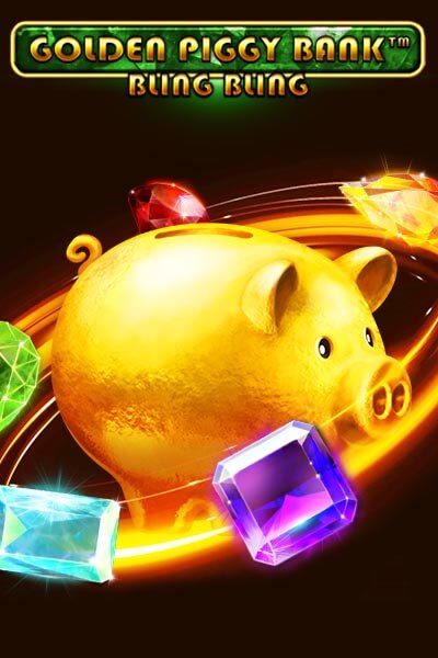 Golden Piggy Bank - Bling Bling